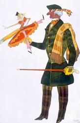 Kostüm für den Engländer, aus La Boutique Fantastique, 1917